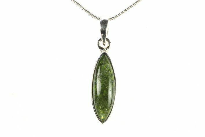 Chrome Diopside Pendant (Necklace) - Sterling Silver #278812